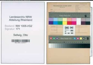 Entnazifizierung Otto Sellwig , geb. 02.04.1901 (Schlosser)