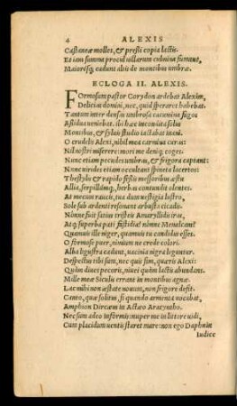 Ecloga II. Alexis.