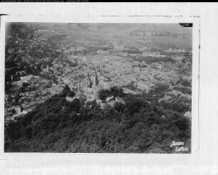 Wernigerode, Schloß mit Stadt