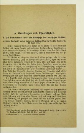 A. Grundlagen und Theoretisches