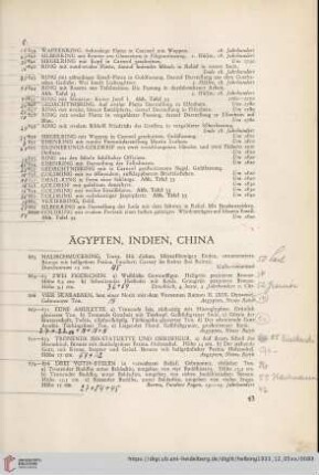 Ägypten, Indien, China (Nr. 863-886)