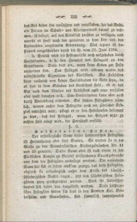 §. 9. Holsteinische Festen.
