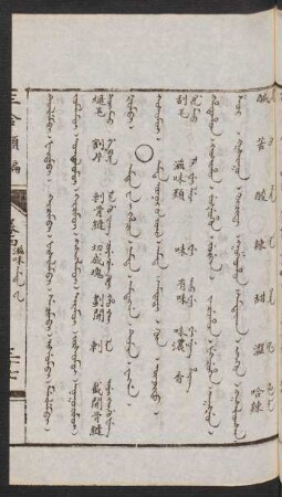 Amtan wa i hacin = Amta ünür-ün jüil [Vamda vuinur uv jujil] = 滋味類