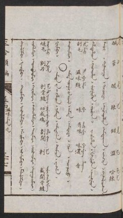 Amtan wa i hacin = Amta ünür-ün jüil [Vamda vuinur uv jujil] = 滋味類
