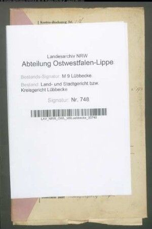 Erblasser: Krämer, Friedrich Wilhelm: