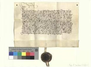 Friedrich von Biberstein zu Beeskow und Storkow verpfändet der Stadt Beeskow 20 Schock Groschen Jahreszins aus der Urbede für 200 Schock aus einer Bürgschaft.