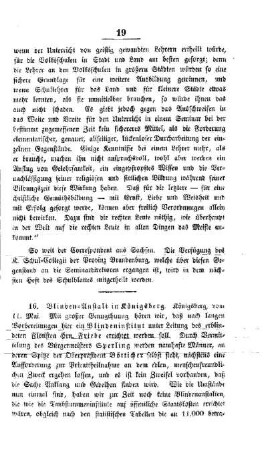 Blinden-Anstalt in Königsberg