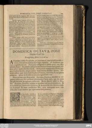 Dominica Octava Post Trinitatis. Evangelium, Marc. 7, 15. ad 24.
