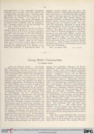Georg Hirth's Formenschatz