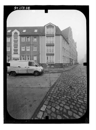 Stralsund-Altstadt, Semlowerstraße. Wohnhaus (um 1980). Straßenfront