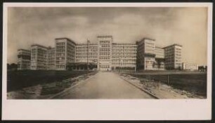 I.G.-Farben, Frankfurt/Main Verwaltungsgebäude: Baustellenfoto