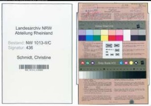 Entnazifizierung Christine Schmidt , geb. 13.08.1895 (Gastwirtin)
