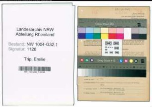 Entnazifizierung Emilie Trip , geb. 09.08.1896 (Fuersorgerin)