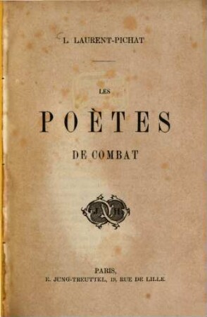 Les poètes de combat