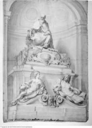 Concorso Accademico 1708, Terza Classe: Grabmal Pauls III. in San Pietro
