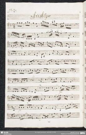 No. 3 Johann Adolf Hasse - L’Olimpiade < Tu di saper procura>