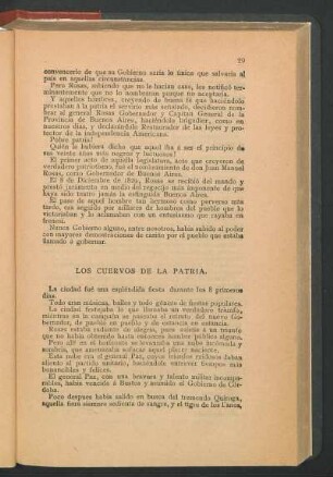Los cuervos de la patria.