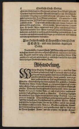 Abhandelung.