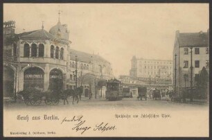 Ansichtskarte Bahnhof, Schlesisches Tor [1/2]