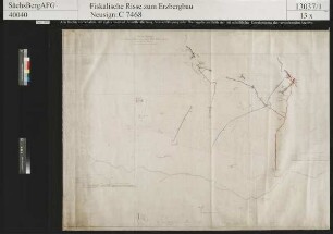 Grubenfeld von Herkules und Frisch Glück Stolln am Fürstenberg bei Raschau