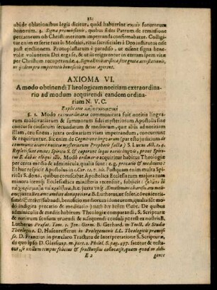 Axioma VI.