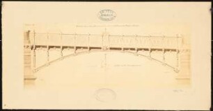 Schmiedeeiserne Dekoration der Marschall-Brücke, Berlin: Ansicht
