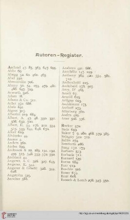 Autoren-Register