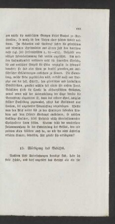 13. Würdigung des Gedichts.