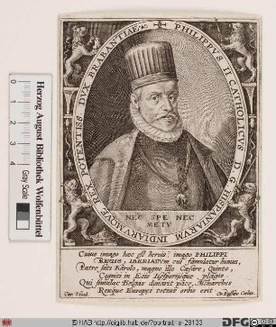 Bildnis Philipp (Felipe) II., König von Spanien (reg. 1556-98)