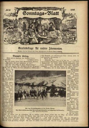 Ausgabe vom Sonntag, den 10. Dezember 1916.