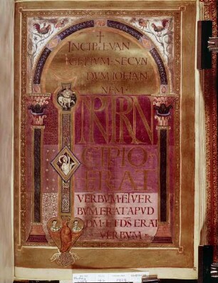 Evangeliar — Initialseite zum Johannesevangelium, Folio 162recto