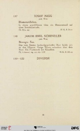Diverse (Nr. 119-122)