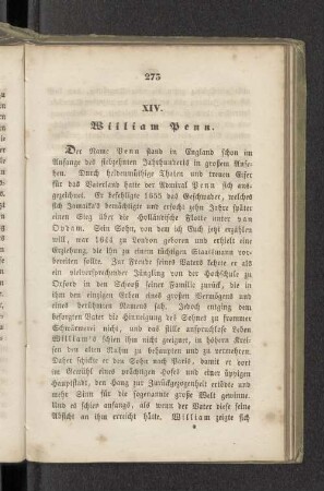 XIV. William Penn.