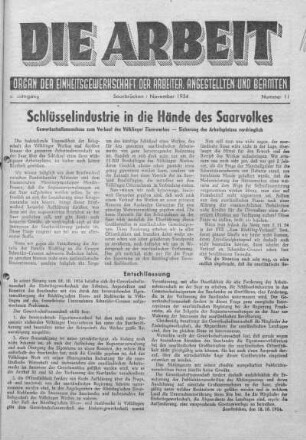 Nummer 11: November 1954