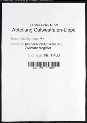 Kirchenbuchduplikat der evangelisch-lutherischen Gemeinde Hemer (GHT 1853-1854). (Gemeinde: Hemer, evangelisch-lutherische Gemeinde)