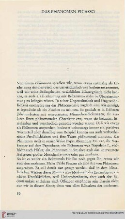 Das Phänomen Picasso