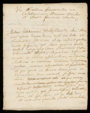 Brief von Johann Dolaeus an Unbekannt