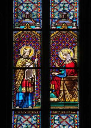 Frankreich. Centre. Loiret. Orleans. Cathedrale Sainte Croix. Innen. Kirchenfenster