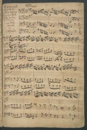 Da un petto infiammato; T, strings; GraunWV B:III:20