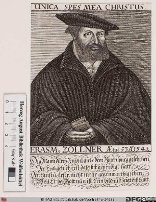 Bildnis Erasmus Zollner d. Ä.