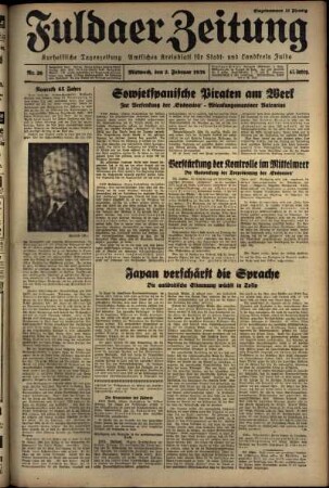 Ausgabe vom Mittwoch, den 02. Februar 1938.