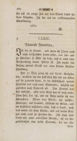 LXXIV. Theuerste Freundinn