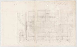 Thiersch, Friedrich von; München; Wohnungsneubauten Lehmpuhl - Fassadenentwurf (Ansicht)