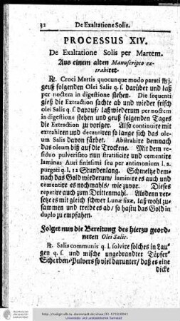 Processus XIV