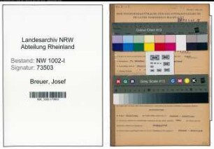 Entnazifizierung Josef Breuer , geb. 31.12.1919 (Buchhalter)