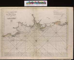 3. Carte Particuliere Des Costes De Bretagne Qui comprend Morlaix, Saint Paul de Leon les Sept Isles, et l'Isle de Bas