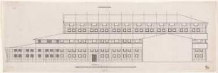 Chemische Fabrik, Luban: Halbfabrikateschuppen, Ansicht 1:50