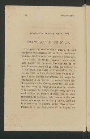 Modernos poetas mexicanos