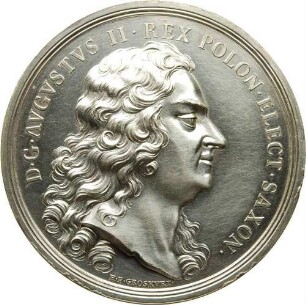 Kurfürst Friedrich August I. als König August II. von Polen - Polnische Thronbefestigung