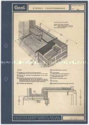 Eternit-Fensterbänke